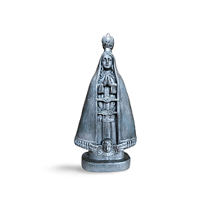 Nossa Senhora Aparecida, 21cm, Gesso, Peça Única, Decoração Religiosa