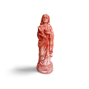 Santa Luzia, 19cm, Gesso, Peça Única, Decoração Religiosa