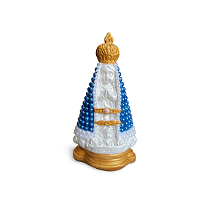 Nossa Senhora Criança, 15cm, Gesso, Peça Única, Decoração Religiosa