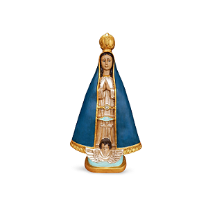 Nossa Senhora Aparecida, 40cm, Gesso, Peça Única, Decoração Religiosa