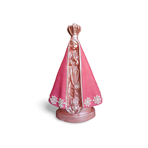 Nossa Senhora Aparecida 25cm em Gesso – Imagem Religiosa Artesanal