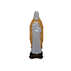 Nossa Senhora Grávida 30cm em Gesso – Imagem Religiosa Artesanal