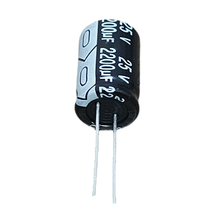 Capacitor eletrolítico 2.200uF x 25V