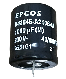 Capacitor eletrolítico 1.000uF x 200V