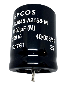 Capacitor eletrolítico 1.500uF x 200V