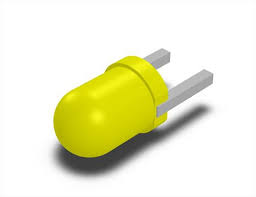 Led 5mm Difuso Amarelol
