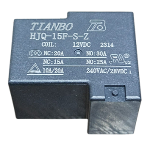 Rele 12v * 1 contato * 15 / 30A * T90