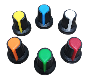 Knob / botão amarelo