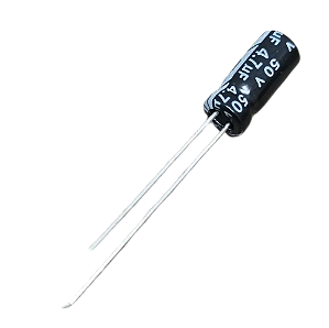 Capacitor eletrolítico 4,7uF x 50V