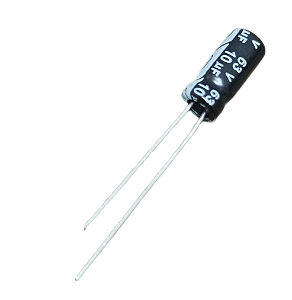 Capacitor eletrolítico 10uF x 63V