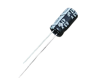 Capacitor eletrolítico 47uF x 63V