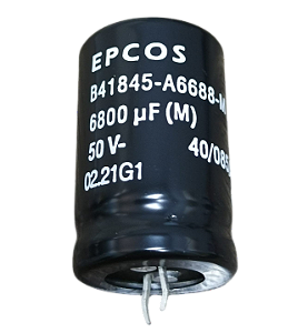 Capacitor eletrolítico 6.800uF x 50V