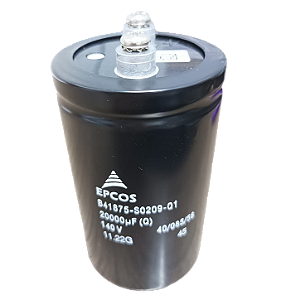 Capacitor eletrolítico 20.000uF x 140V