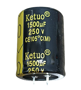 Capacitor eletrolítico 1.500uF x 250V * KETUO