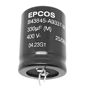Capacitor eletrolítico 330uF x 400V