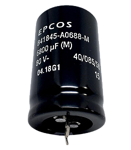 Capacitor eletrolítico 6.800uF x 80V