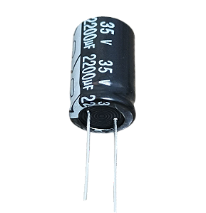 Capacitor eletrolítico 2.200uF x 35V