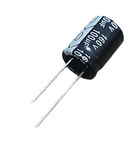 Capacitor eletrolítico 100uF x 160V