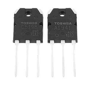 Par de Transistores Toshiba 2SC5198 / 2SA1941