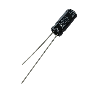 Capacitor eletrolítico 3,3uF x 100V