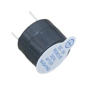 Buzzer * DC continuo * 5V * ativo