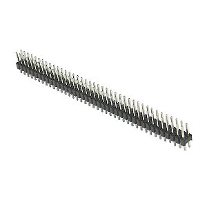 Barra de pinos 40 vias * dupla * 2x40x11,2 * 180º