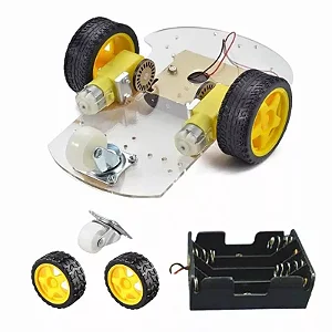 Kit chassi Robô 2WD p/ ARDUINO