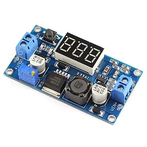 Módulo conversor BOOST STEP UP + display XL6009