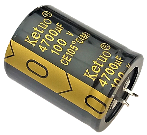 Capacitor eletrolítico 4.700uF x 100V * 105ºC