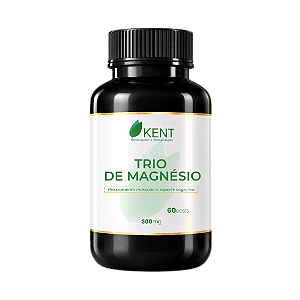 Trio de Magnésio 300mg - 60 doses