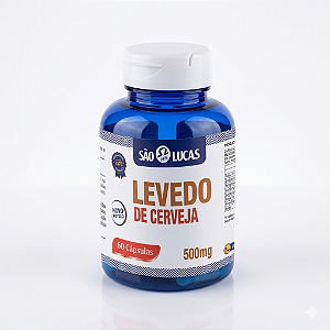 Levedo de Cerveja 500mg – 60 Cápsulas | São Lucas