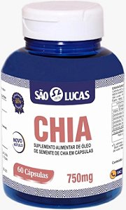 Óleo de Chia 750mg em Cápsulas | Sâo Lucas