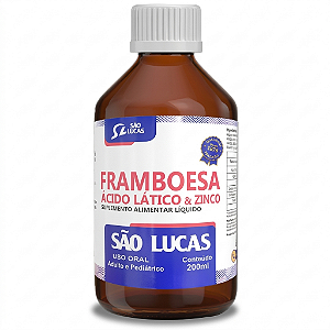 Framboesa com Ácido Lático e Zinco 200ml | São Lucas