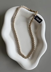 Colar Riviera no banho ouro