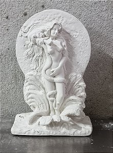 Deusa Lilith 18cm Gesso Cru