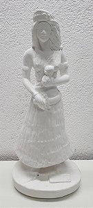 Orixa Ewa 23cm Gesso Cru