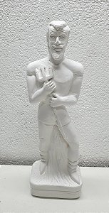 Exu Lucifer 23cm Gesso Cru