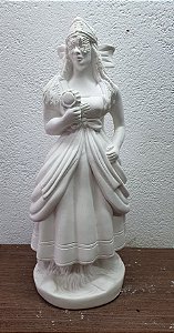 Orixá Oxum 30cm Gesso Cru