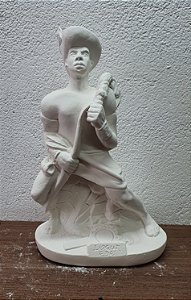 Orixá Logun Ede 23cm Gesso Cru