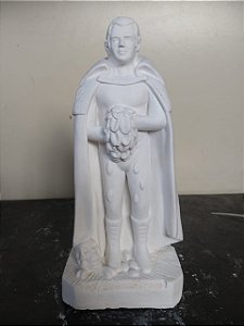 Exu Pinga Fogo 23cm Gesso Cru