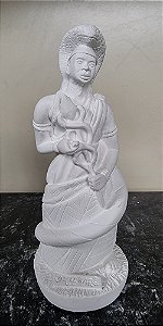 Orixá Oxumare 23cm Gesso Cru