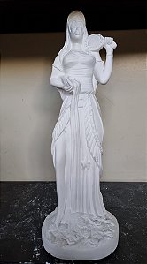 Orixá Iemanja 40cm Gesso Cru