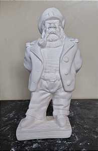 Marinheiro Capitao do Mar 25cm Gesso Cru