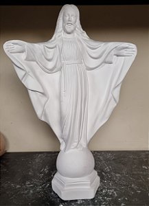 Orixá Oxala 40cm Gesso Cru