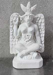 Baphomet / Belzebu 23cm Gesso Cru
