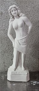 Pombagira Maria Padilha 23cm Gesso Cru