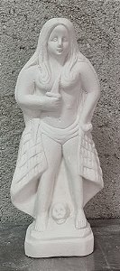 Pombagira Maria Quiteria 23cm Gesso Cru