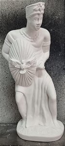 Orixa Oxala 40cm Modelo Novo Gesso Cru