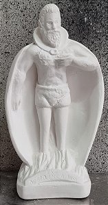 Exu Destranca Rua 23cm Gesso Cru