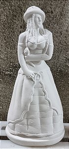 Pombagira do Cabaré 23cm Gesso Cru